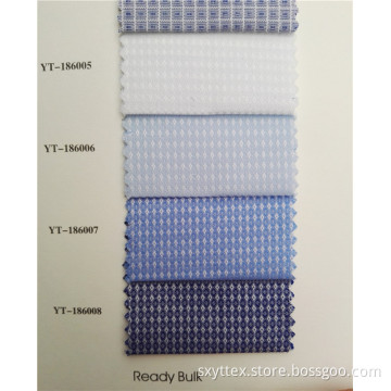 Cotton Yarn Dyed High End Jacquard Shirt Fabric